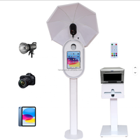 Support d'imprimante portable en métal pour photomaton de fête Hiti 525L/DNP RX1/620, compatible avec appareils photo reflex numériques, smartphones, iPad, Bluetooth/Wi-Fi, impression instantanée 1-15