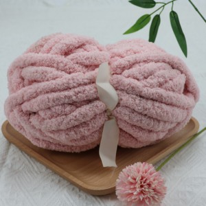 Fil à tricoter et à crocheter Jumbo Chunky 165g, fil à crocheter ombré, coton biologique, chenille, fil à tricoter à la main - Product Image 3