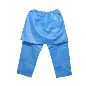 Hubei Haixn Sms Niet-Geweven Wegwerp Colonoscopie Rok Broek Vrouwen Onderzoek Colonoscopie Broek Mannen Patiëntenonderzoek Slijtage - Product Image 5