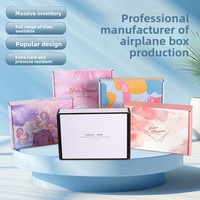 Boîtes en papier kraft coloré pour vêtements et sous-vêtements – Emballage rectangulaire pour vente en gros, conception rigide à trois couches pour faux ongles