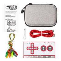 Petite boîte de rangement OEM Mallette de rangement rigide de luxe Remplacement pour Makey Makey Invention Kit de jeu Collectors Gift Box Edition Gris