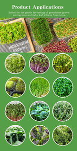 USA il buon prezzo dell'acquaponica e dei Microgreens della macchina da taglio coltivata in serra Microgreens Leaf lattughe macchina per la raccolta - Product Image 2