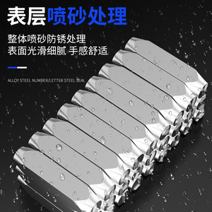 Steel Stamp Type Mold Alloy Steel Manual Marking <b>Tool</b> For Metal <b>Engraving</b> - Product Image 5