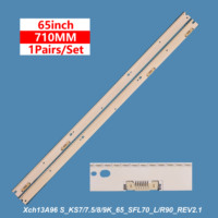 Bande de rétroéclairage LED S_KS7 7.5 8 9K_65_SFL70_L90_REV2.1 R pour réparation de rétroéclairage de téléviseur Samsung 65 pouces