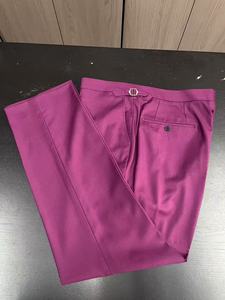 Pantaloni su Misura da Uomo in Misto Lana, Taglio Dritto, Formali, Impermeabili, <span class=keywords><strong>con</strong></span> <span class=keywords><strong>Bottoni</strong></span> e Regolazione Laterale - Product Image 2