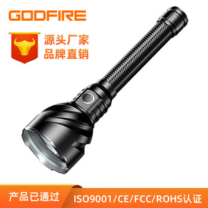 GODFIRE ไฟฉายแบบชาร์จไฟได้ TF02 LED ความสว่างสูง ระยะไกล ป้องกันน้ำท่วมสำหรับการปั่นจักรยานกลางแจ้ง - Product Image 4