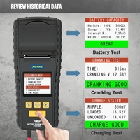 Plus récent AUTOOL Numérique BT860 Automobile Voiture Démarreur Injecteur De Charge D'essai de Tension 12/24V Testeur de Système De Batterie Avec Imprimante