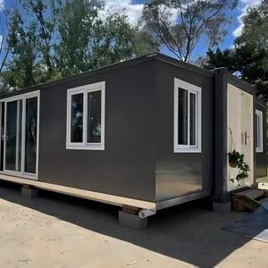 Container Studio Moderno Espandibile Compatto <span class=keywords><strong>da</strong></span> 20 piedi, Consegna Completa, Lavorazione Minima sul Sito, Certificato CE, Soggiorno e Cucina - Product Image 1