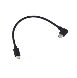 USB 3,1 tipo C <span class=keywords><strong>OTG</strong></span> macho a USB B macho <span class=keywords><strong>Cable</strong></span> de datos de ángulo izquierdo/Derecho de 90 grados - Product Image 1