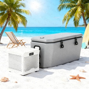 เครื่องทำน้ำเย็นขนาดเล็กสีขาว 0.8HP 0.5HP R410A IPX4 กันน้ำ ประหยัดพลังงาน เป็นมิตรกับสิ่งแวดล้อม ระบายความร้อนได้อย่างมีประสิทธิภาพ - Product Image 3
