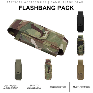 Portacargador Táctico Funcional Individual para Cargadores 556 M4, Desmontable, con Tapa Abatible, Ligero, Camuflaje Original - Product Image 2