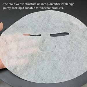 מסכת פנים מבד נייר מסיבי משי אוסטרי מיובא, ארוגות רגילות, בלתי נראות, Y107 M661, עשויות לנצינג טנסל קופרו. - Product Image 2