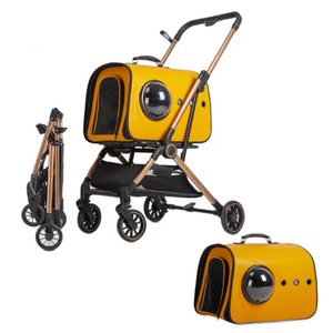 Heiß verkaufender moderner <span class=keywords><strong>Trolley</strong></span> 4 Wheels Capsule <span class=keywords><strong>Pet</strong></span> Stroller für kleinen Hund - Product Image 1