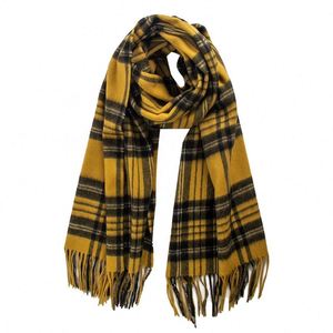 Écharpe en cachemire de couleur unie pour femme, prix OEM abordable, collection automne-hiver - Product Image 1