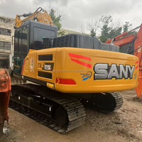 Excavatrice sur chenilles SANY SY215C d'origine chinoise avec godet de 1,1 m³ et pièces de rechange pour travaux en carrière