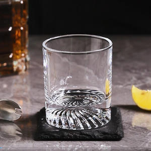 Fabriek Groothandel Custom Logo Zware Basis Crystal Rock Whisky Glazen Klassieke Ouderwetse Schroefdraad Bodem Whisky Glazen Bekers - Product Image 6