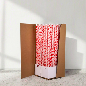 Cuộn giấy cuốn hình nón màu nâu tự nhiên chưa tẩy trắng có sẵn, khổ 109mm, giấy cuốn dùng một lần - Product Image 3