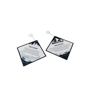 Vela de laminación mate personalizada cubierta tarjeta vela polvo tarjeta con asa