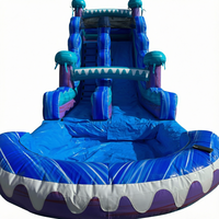 Superbe toboggan gonflable WOLONG en PVC pour enfants, idéal pour 5 enfants, utilisation intérieure et extérieure