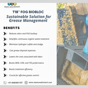 Trampa de Grasa Comercial para Cocina, Bio Block, Solución de Control de Aceite de Plástico - Product Image 1