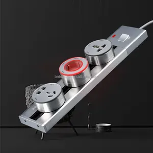 Elektrisch Spoor Keuken Stopcontact Spoor Plug Verwijderbare Power Opladen Stopcontact Spoor Rail Systeem Voor Muur Tafelblad