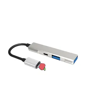 Les ventes directes du fabricant conviennent à un adaptateur OTG d'ordinateur de téléphone USB3.0 un à trois extension de lecteur de carte USB