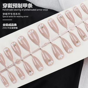 เล็บลายดอกไม้สวยสง่าแนววินเทจแฟชั่นส่งออกแบบยุโรปและอเมริกา - Product Image 3