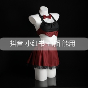 Lemon Story – haut sexy à col licou avec nœud papillon, Costume de jeu de rôle pour femmes, ensemble uniforme d'écolière 8215 - Product Image 5