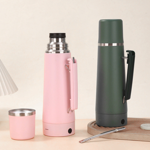 Termo Eléctrico Wevi 2025 al por Mayor, Termo de Acero Inoxidable de Doble Pared con Aislamiento al Vacío y Calentamiento Eléctrico para Yerba Mate - Product Image 1