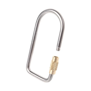 Nouvelle mousquetelle porte-clés en alliage de titane pour <span class=keywords><strong>camping</strong></span>, avec anneau de suspension et crochet de verrouillage - Product Image 3