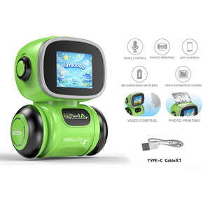 CQZNRC 2026 Nuovo Arrivo <span class=keywords><strong>Robot</strong></span> Intelligente Multifunzionale in Plastica per Stampa AI, Educativo STEM per Bambini dai 5 ai 13 Anni (Controllo Vocale) - Product Image 6