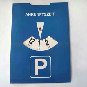 Disco de estacionamiento digital OEM de cartón, reloj de estacionamiento europeo con pantalla de tiempo de 24 horas para coches y camiones, ideal para invierno. - Product Image 1