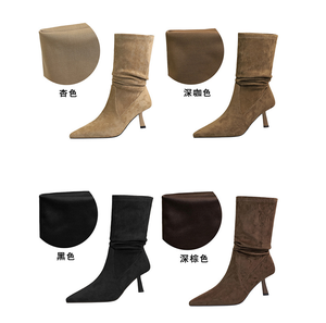 Botas de Invierno para Mujer, Tallas 35-39, Cálidas y Cómodas, en Cuatro Colores, Tacón de 6.5cm - Product Image 6