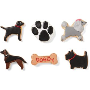 Fox Run personalizzabile in metallo Set di biscotti per cani utensili da forno per fare biscotti