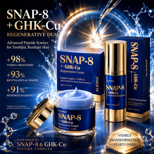 Ensemble Sérum et Crème Anti-Âge Régénérant <span class=keywords><strong>B</strong></span> SNAP-8 + GHK-Cu : Atténue les Rides d'Expression, Raffermit la Peau, Stimule le Collagène - Product Image 1