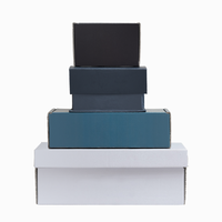 Caja de Embalaje de Cartón Corrugado Reciclado Ecológico, Personalizable, de Alta Resistencia y Diseño Moderno para Ropa y Calcetines, Tamaño Personalizado
