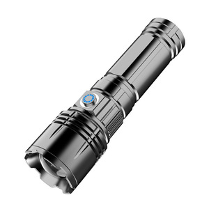 Linterna de Alta Potencia 19Baba de Aleación de Aluminio, Alcance de 100-200m, Recargable, con Zoom, para Uso en Exteriores y en el Hogar - Product Image 1