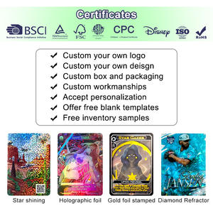 Cartes à collectionner holographiques personnalisées de qualité supérieure, effets métalliques 3D, fabricant de cartes à collectionner pour collectionneurs et joueurs - Product Image 5