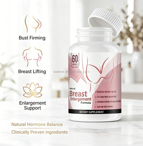 Cápsulas Naturales para el Aumento <span class=keywords><strong>de</strong></span> Senos para Mujeres - Suplemento Herbal para Reafirmar y Levantar el Busto - Píldoras para el Equilibrio Hormonal y Apoyo del Estrógeno - Product Image 2