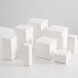 Toptan en iyi karşılama moda beyaz küçük kağit kutu ambalaj beyaz hediye kağit kutu es iyi fiyat beyaz karton kağıt kağit kutu
