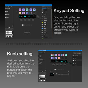 N4 - ทางเลือกที่ดีที่สุดสำหรับ Stream Deck Plus |   คีย์แบบกำหนดเอง 10 ปุ่ม + หน้าจอสัมผัส + ฮับ USB - Product Image 3