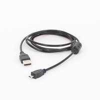 Mini Cable USB-A de 8 Pines para Transmisión de Datos y Carga con Revestimiento de PVC y Conductores de Cobre Puro para Cámaras SLR y Computadoras