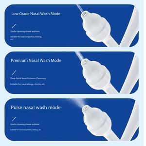 Irrigateur nasal électrique à grand volume pour la maison, vaporisateur d'<span class=keywords><strong>eau</strong></span> <span class=keywords><strong>de</strong></span> <span class=keywords><strong>mer</strong></span> sans étouffement, <span class=keywords><strong>nettoyant</strong></span> pour le <span class=keywords><strong>nez</strong></span> pour des soins nasaux efficaces - Product Image 5