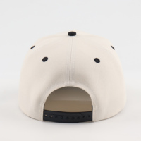 Casquette de Baseball Bicolore (Noir et Vert) Personnalisée de Bonne Qualité, en Daim, 5 Panneaux, Visière Courbée, Type Snapback, avec Étiquette en Sève, Chapeau Noir