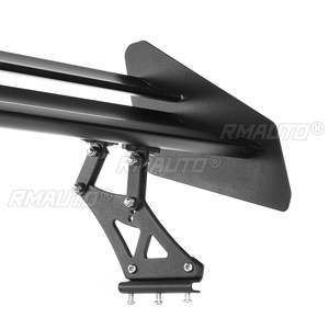 Aileron de coffre arrière universel réglable 135 cm/53 pouces, extension d'aileron de course style GT, décoration de course - Product Image 4