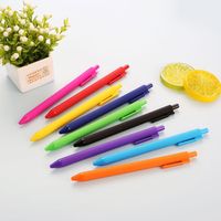 Pulpen Gel 0.5mm Hitam Plastik Tulisan Halus Kantor Sekolah Logo Custom Hemat Biaya