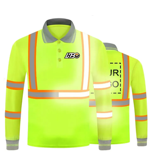 HBC Hi Visibility OEM ODM <span class=keywords><strong>Gilet</strong></span> de sécurité Construction Veste de travail réfléchissante T-shirt haute visibilité <span class=keywords><strong>Gilet</strong></span> fluorescent réfléchissant Sécurité - Product Image 3