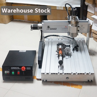 Machine de gravure et de fraisage CNC LYBGACNC 6040Z, routeur CNC USB 1,5 kW, graveur 1500 W, broche pour métal, bois, PCB