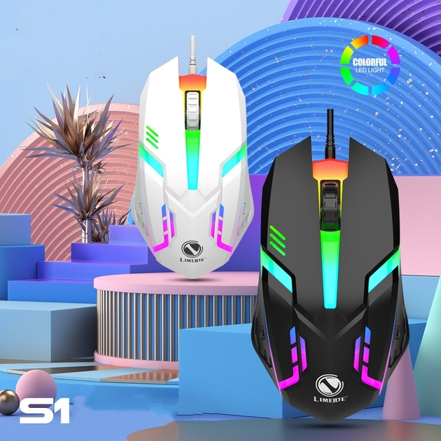 Batch-delivered Competitive Gaming Mouse with Wired Backlighting. USB-connected Gaming Mouse for Laptops.