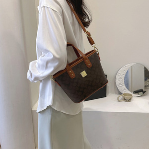 Bolso versátil de un solo hombro para mujer, producto superior más vendido, bolso de hombro tipo cubo de lujo con estampado a la moda para mujer - Product Image 6